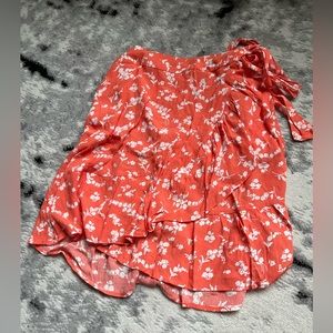 GAP floral wrap skirt
